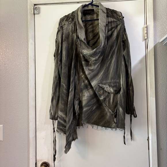 Lip Service Warbird Vintage Jacket Green Goth Unisex Underground Renaissance S - Picture 2 of 13